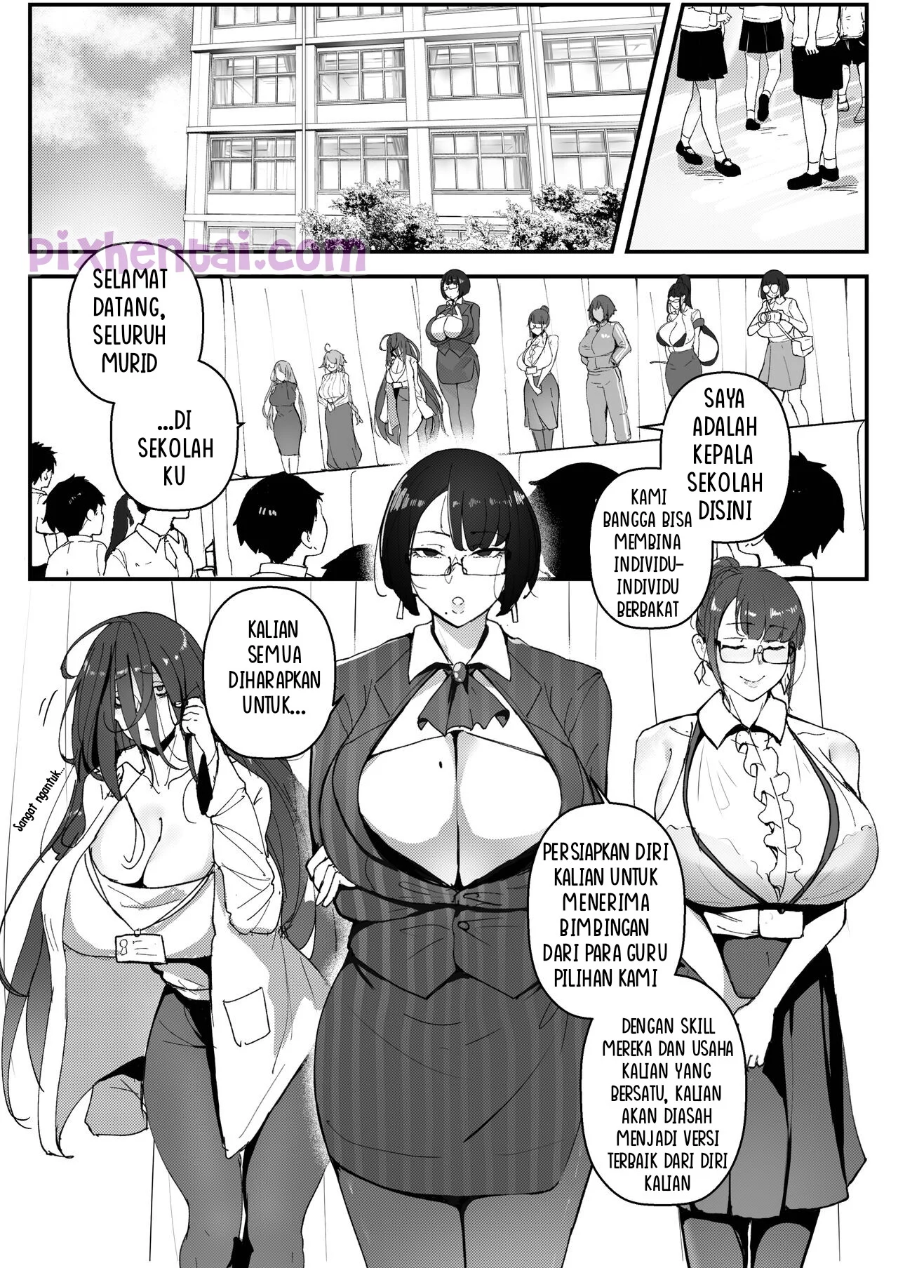 Komik hentai xxx manga sex bokep Good Teachers Bu Guru Montok bikin semangat belajar 3